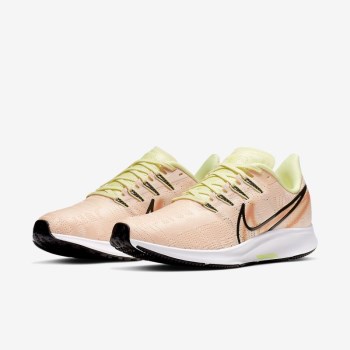 Nike Air Zoom Pegasus 36 Premium Rise - Női Futócipő - Piros/Zöld/Narancssárga/Fekete